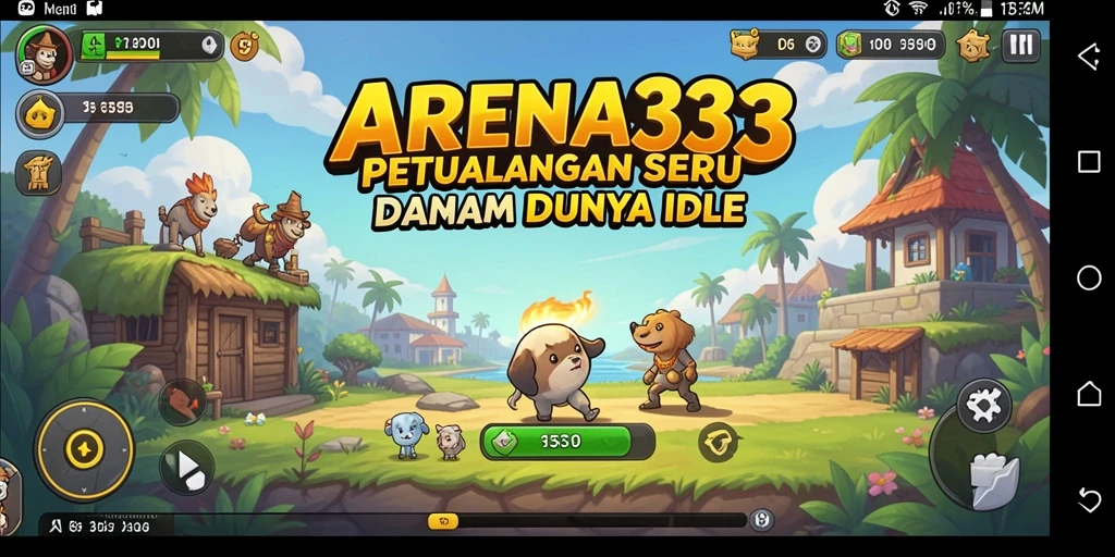 Gameplay seru dan mengasyikkan dalam ARENA333.