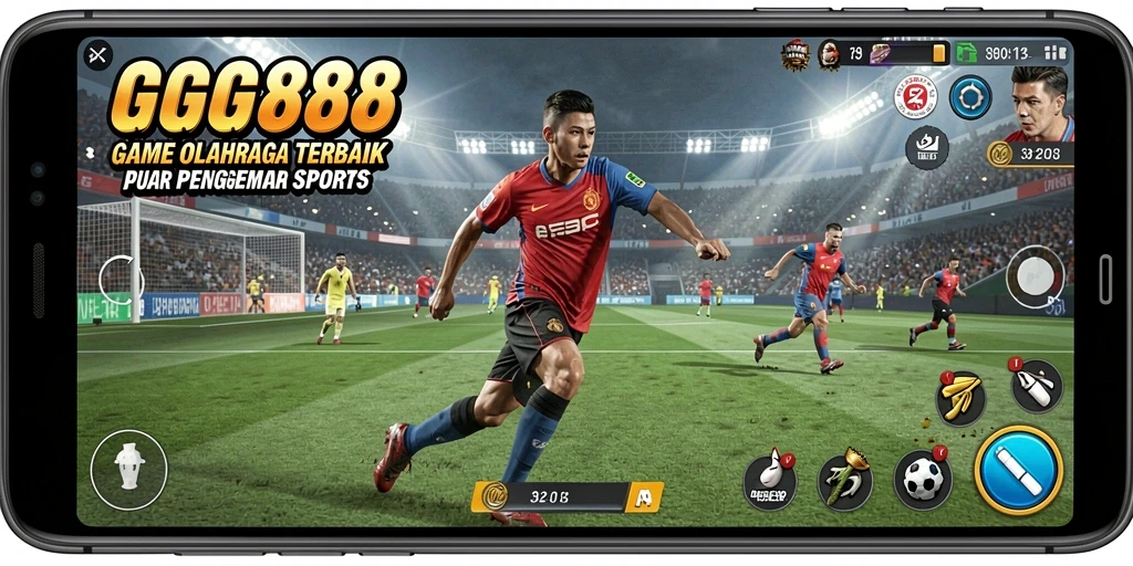 Gameplay GGG888 menampilkan aksi olahraga yang mendebarkan.