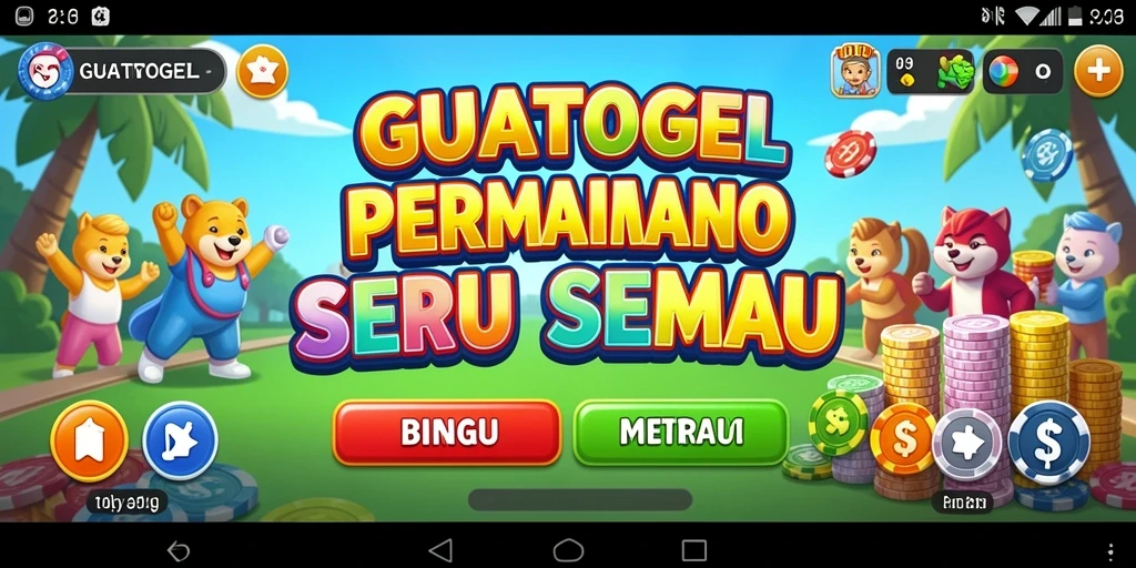 Tampilan gameplay seru saat bermain GUATOGEL Bingo.