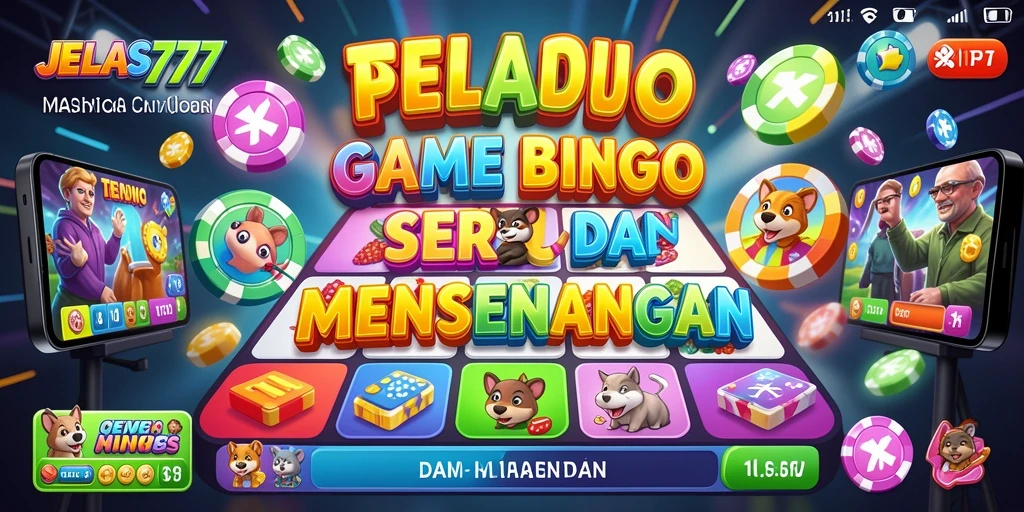 Tampilan gameplay seru dalam JELAS777 yang penuh warna.