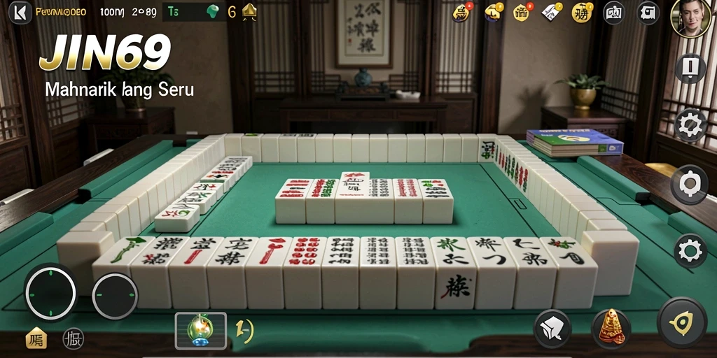 Tampilkan gameplay JIN69 yang seru dan menantang dalam Mahjong.