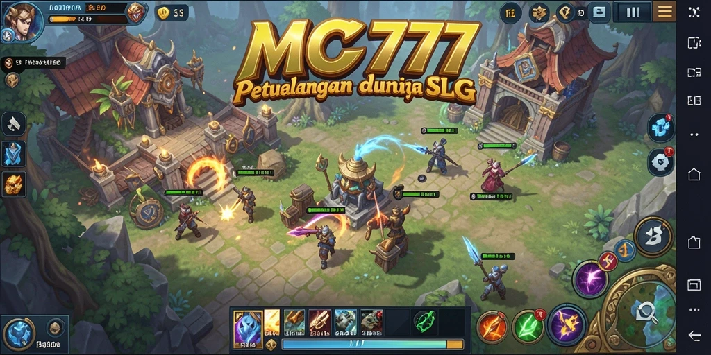 Gameplay SLG yang menuntut strategi dan kecerdasan.