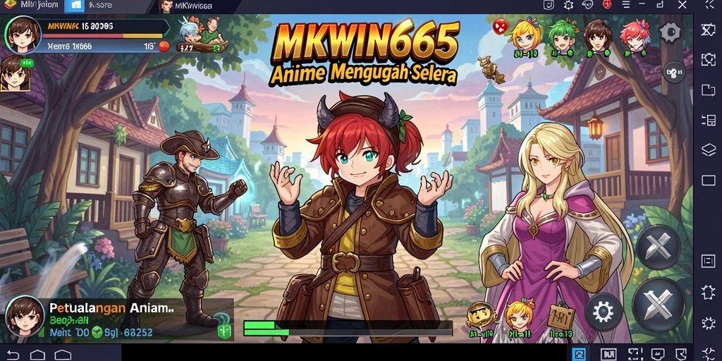 Tampilan gameplay MKWIN666 yang menarik dan penuh warna.